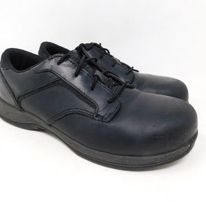 Red Wing Shoes Black Leather Lace Up Mens 8